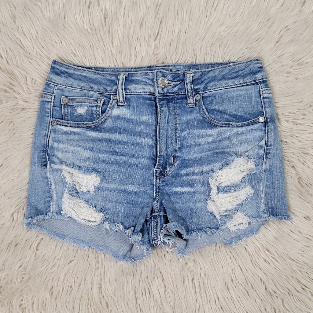 American Eagle High Waist Jean Shorts Size 6